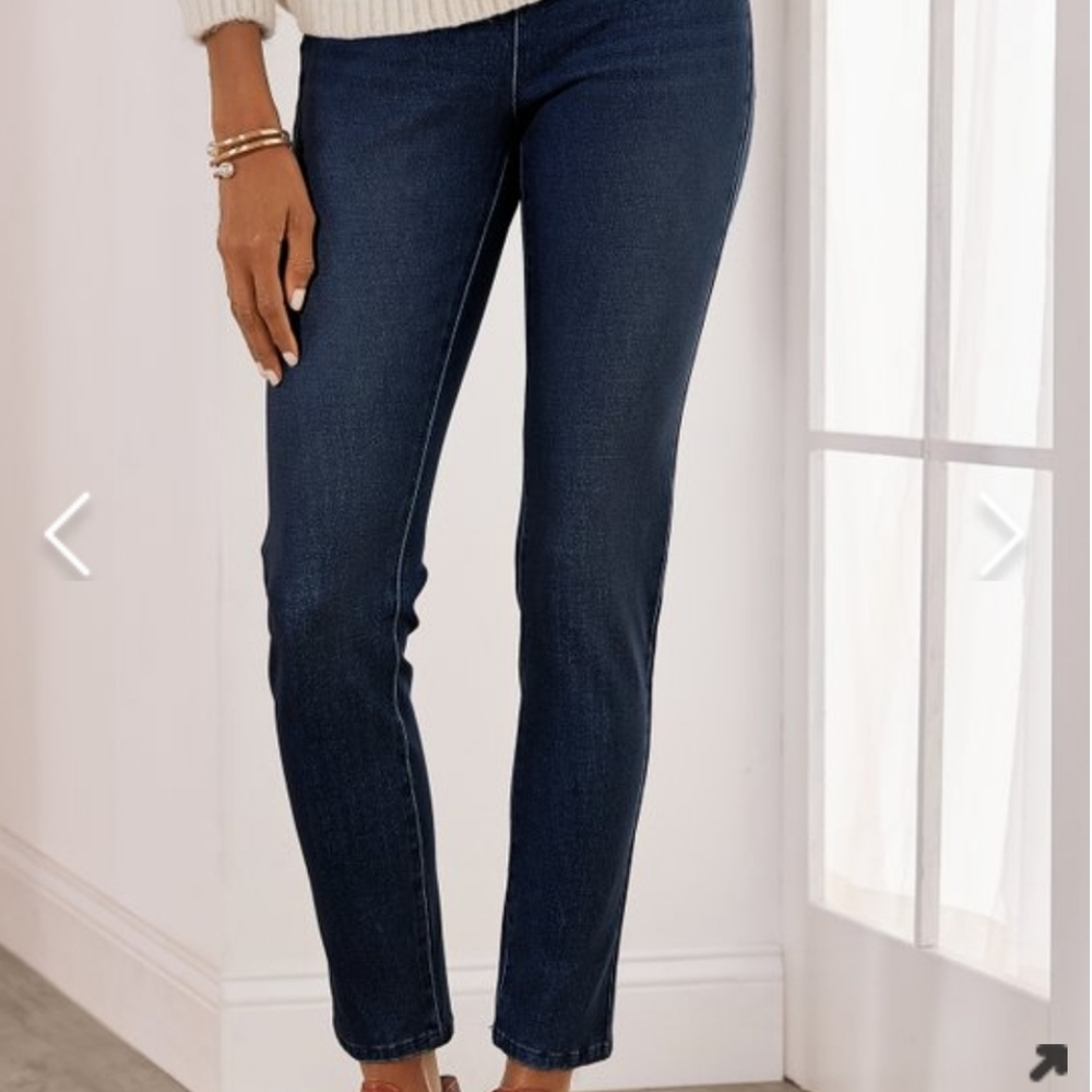 Soft surroundings the ultimate denim pull on
